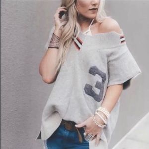 Oversized Jersey Sweater.